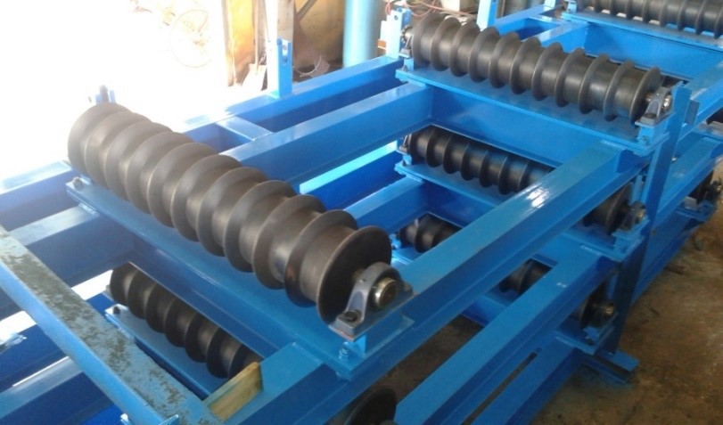 Dàn con lăn so đầu sàn nguội cán thép thanh